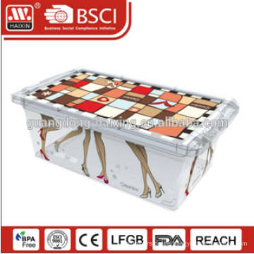 Haixing Custom Rectangle Clear PP Shoe Boxes